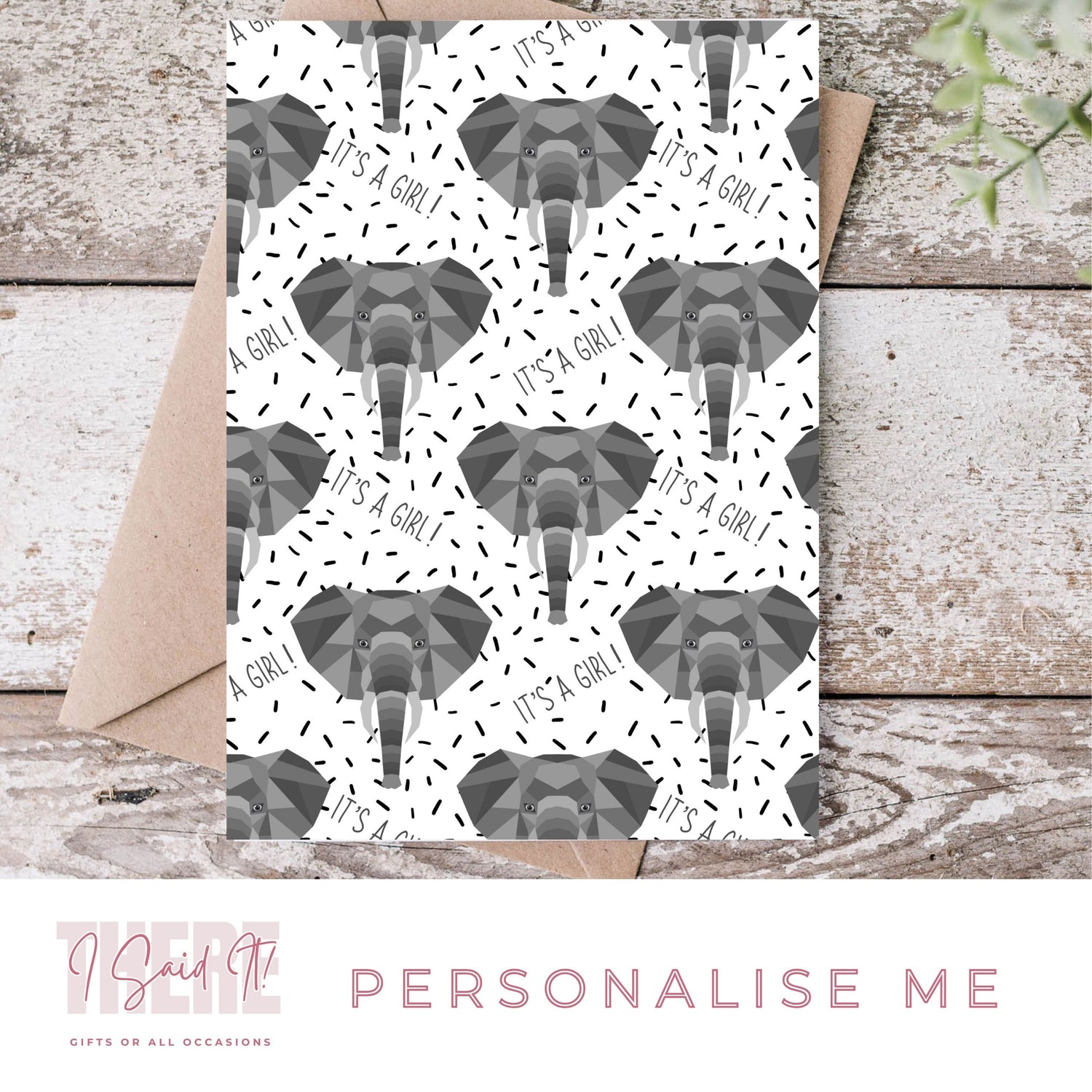 elephant-newborn-baby-girl-card