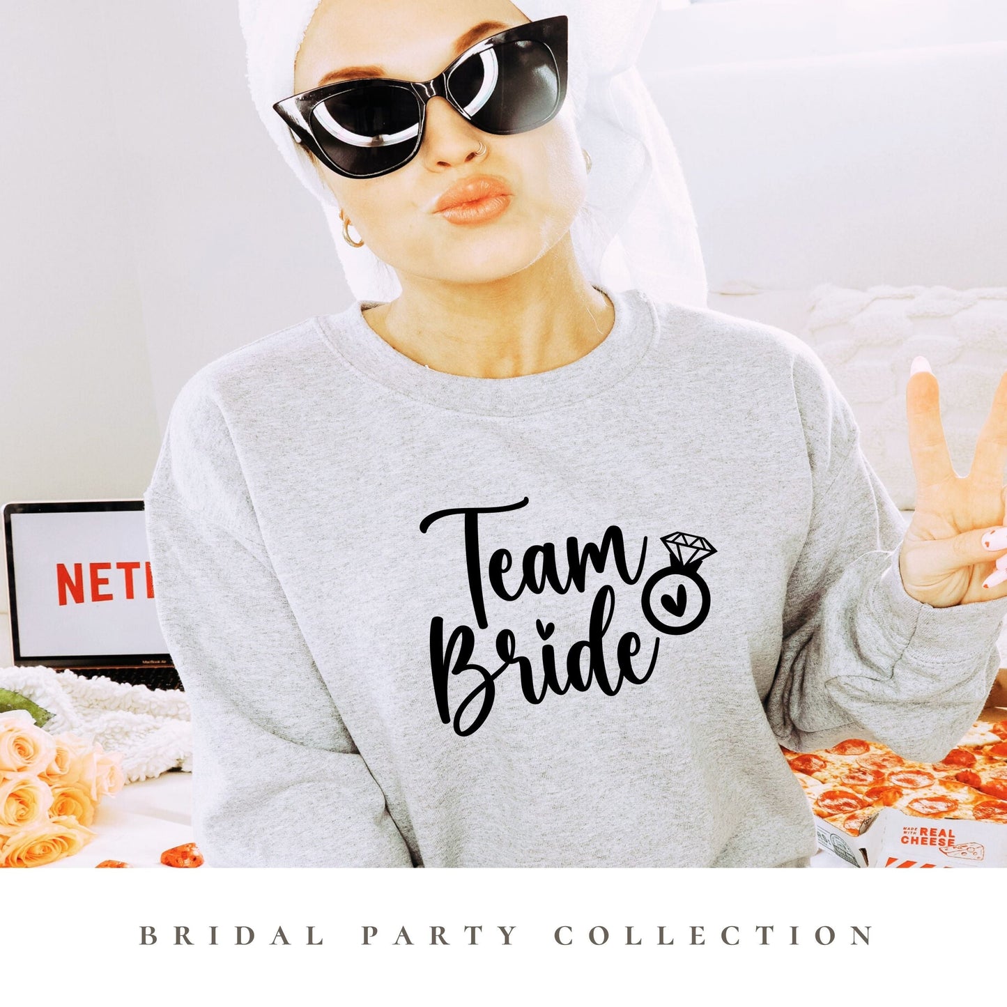 team bride jumper