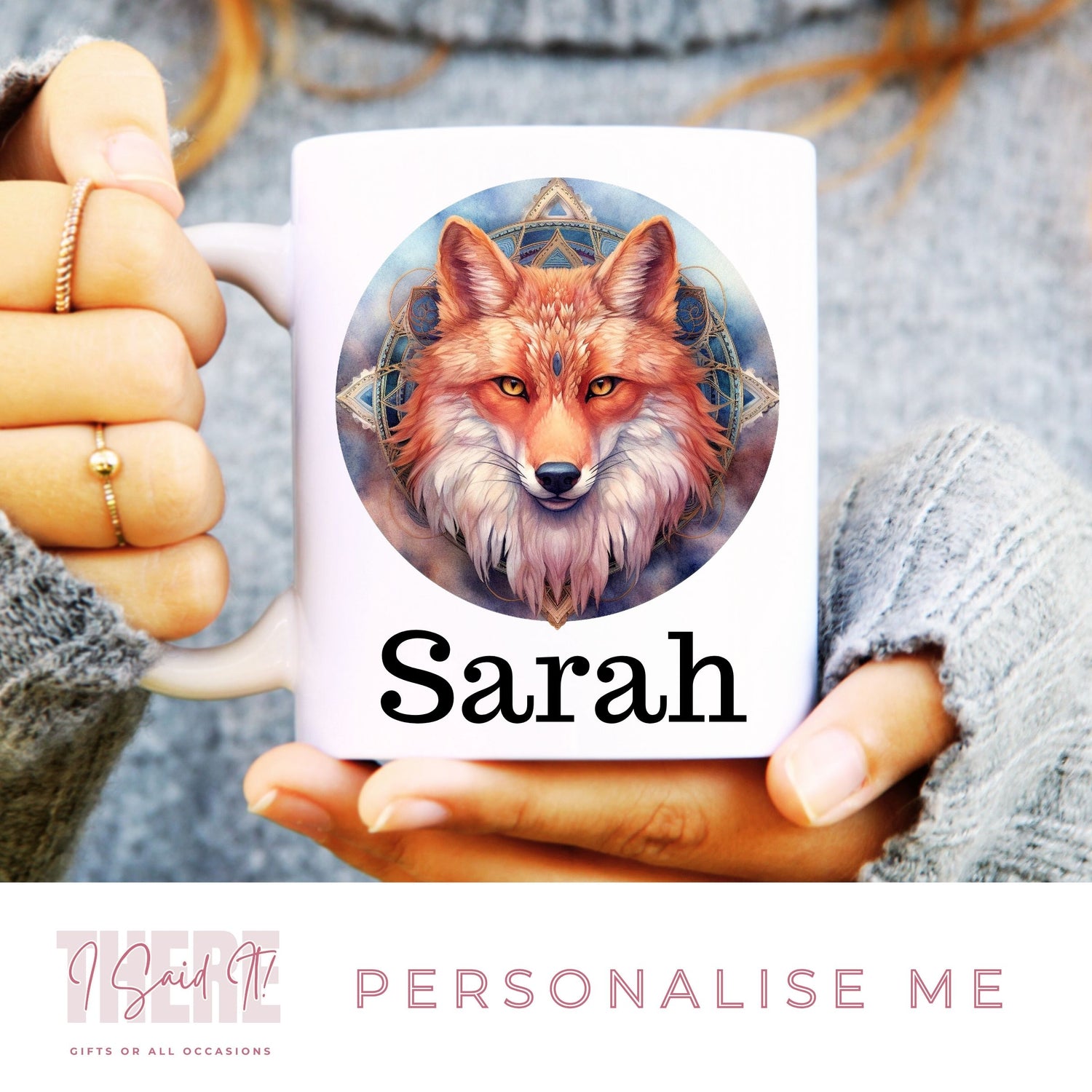 personalised-fox-mug