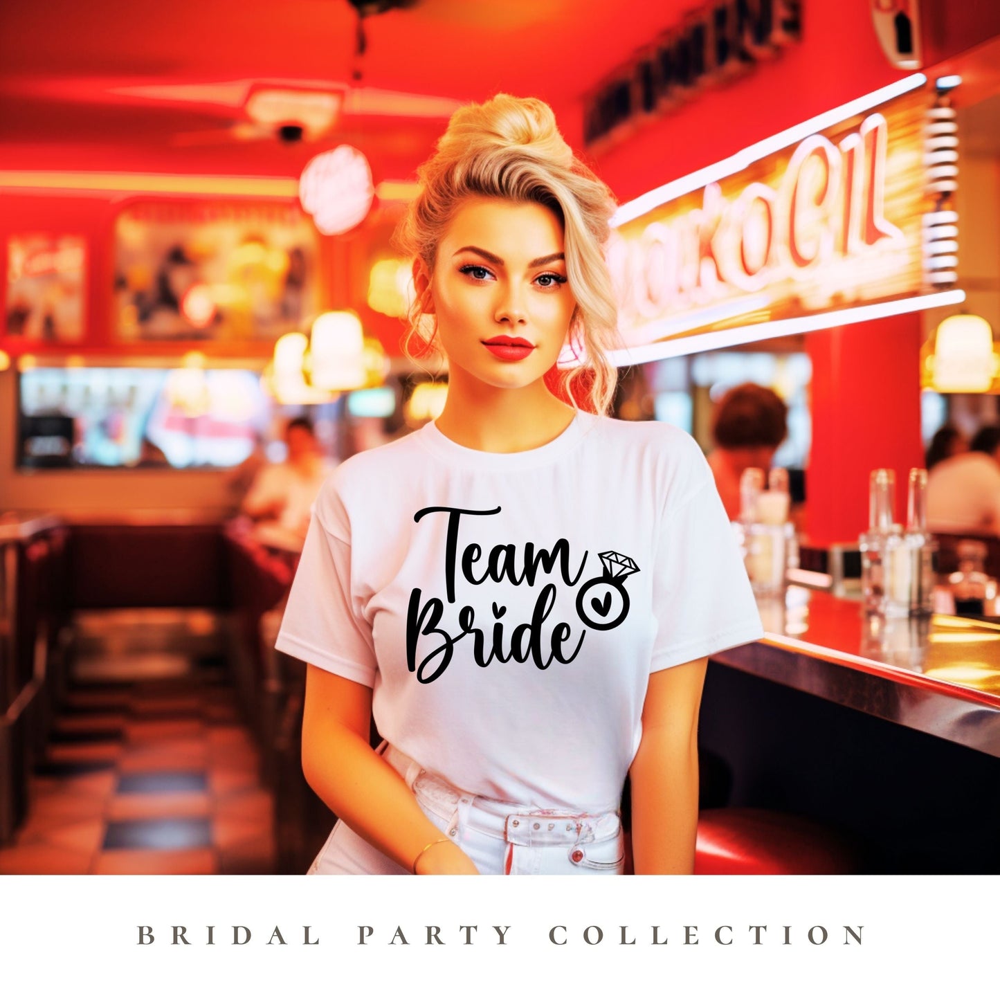 team bride t shirts