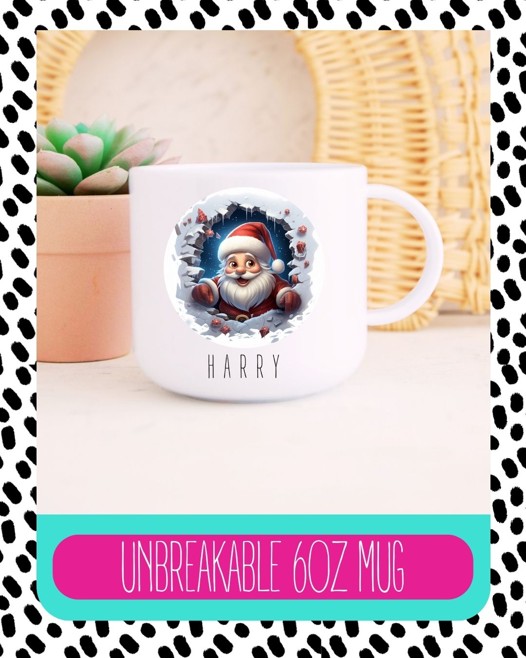 6oz Unbreakable Christmas Mug