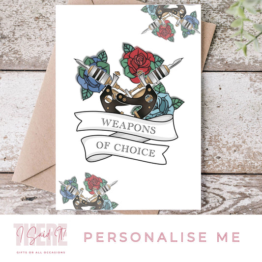 tattooist-greetings-card