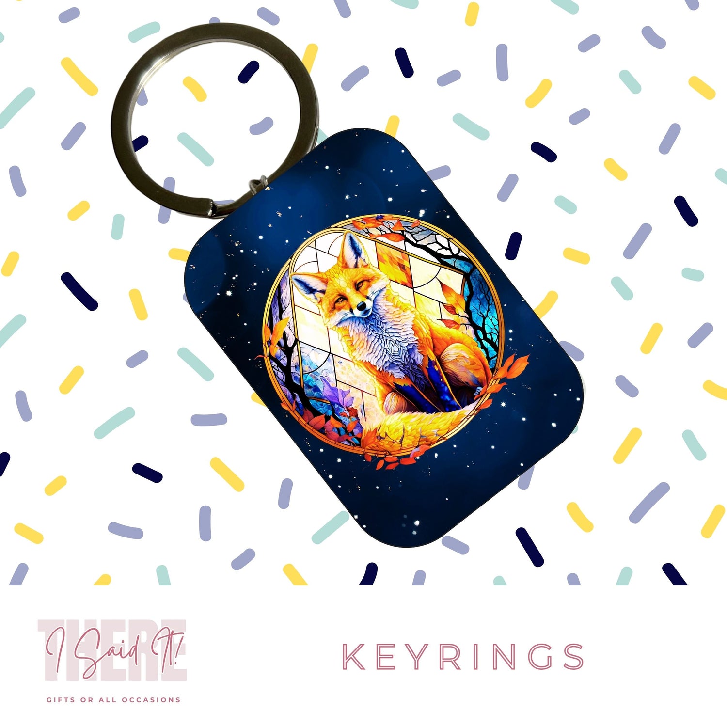 personalised-fox-keyring