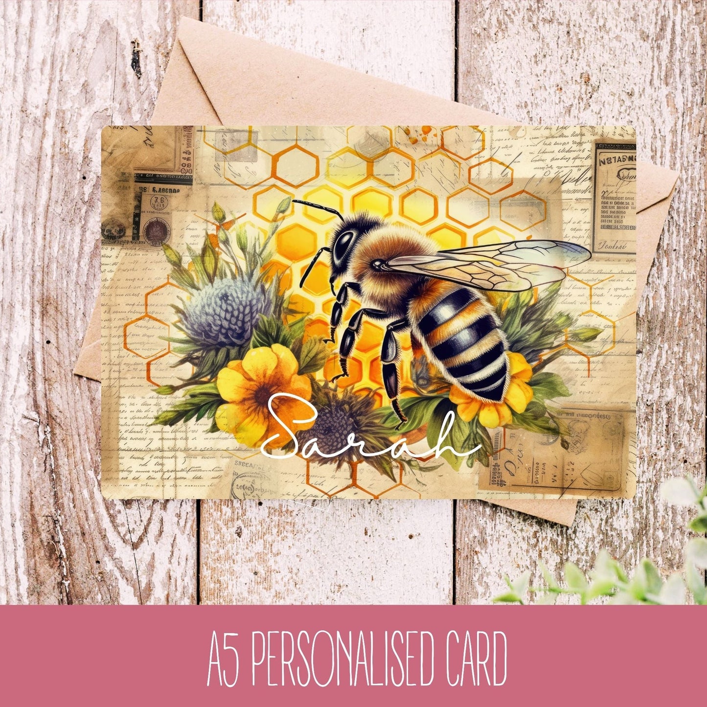 Bee Birthday Card