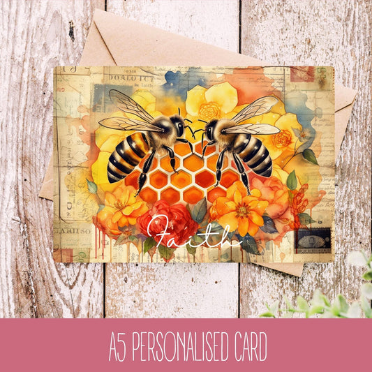 Bee Greetings Card