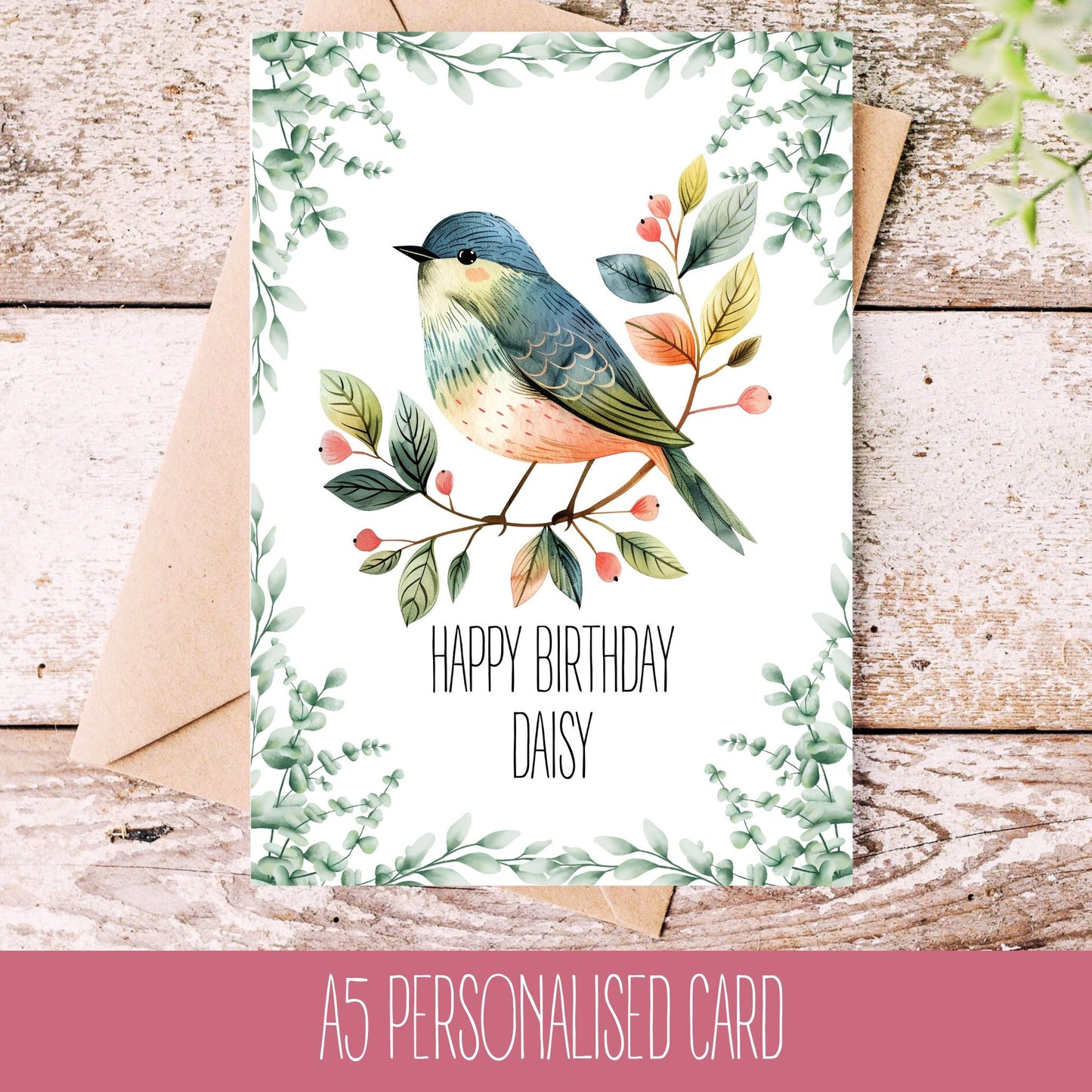 Bird Card For Sister