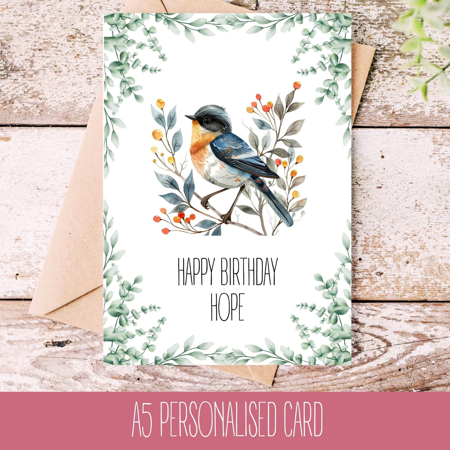 Bird Greetings Card