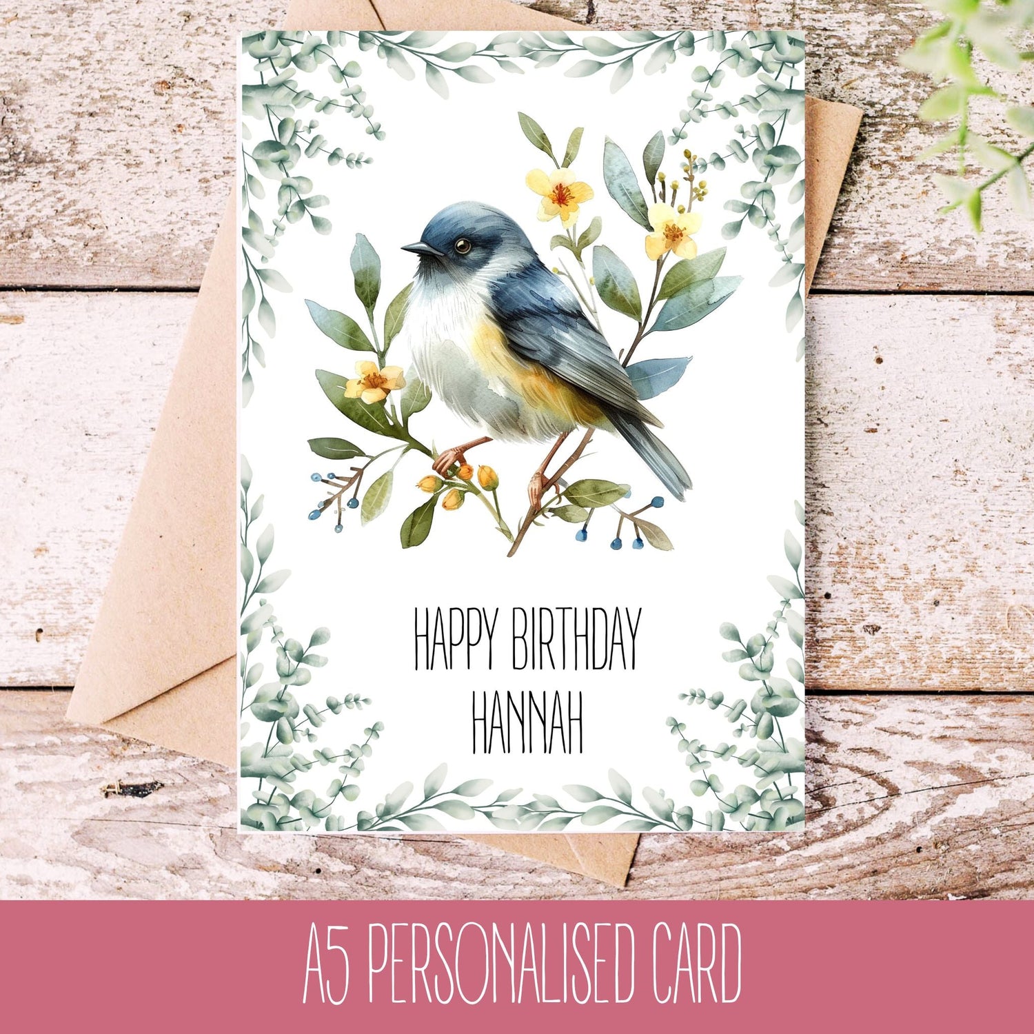 Bird Personalised Card