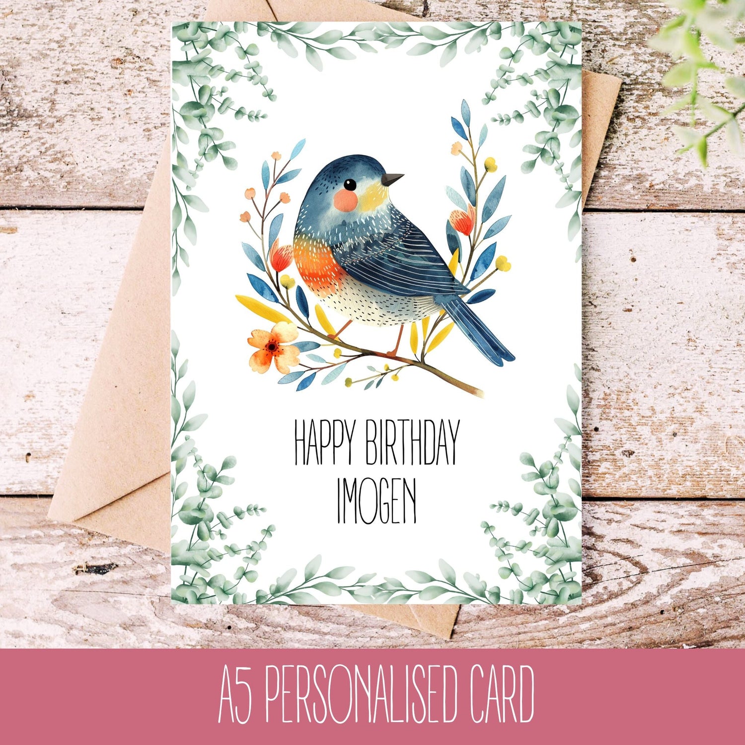 Bird Watcher Birthday Card