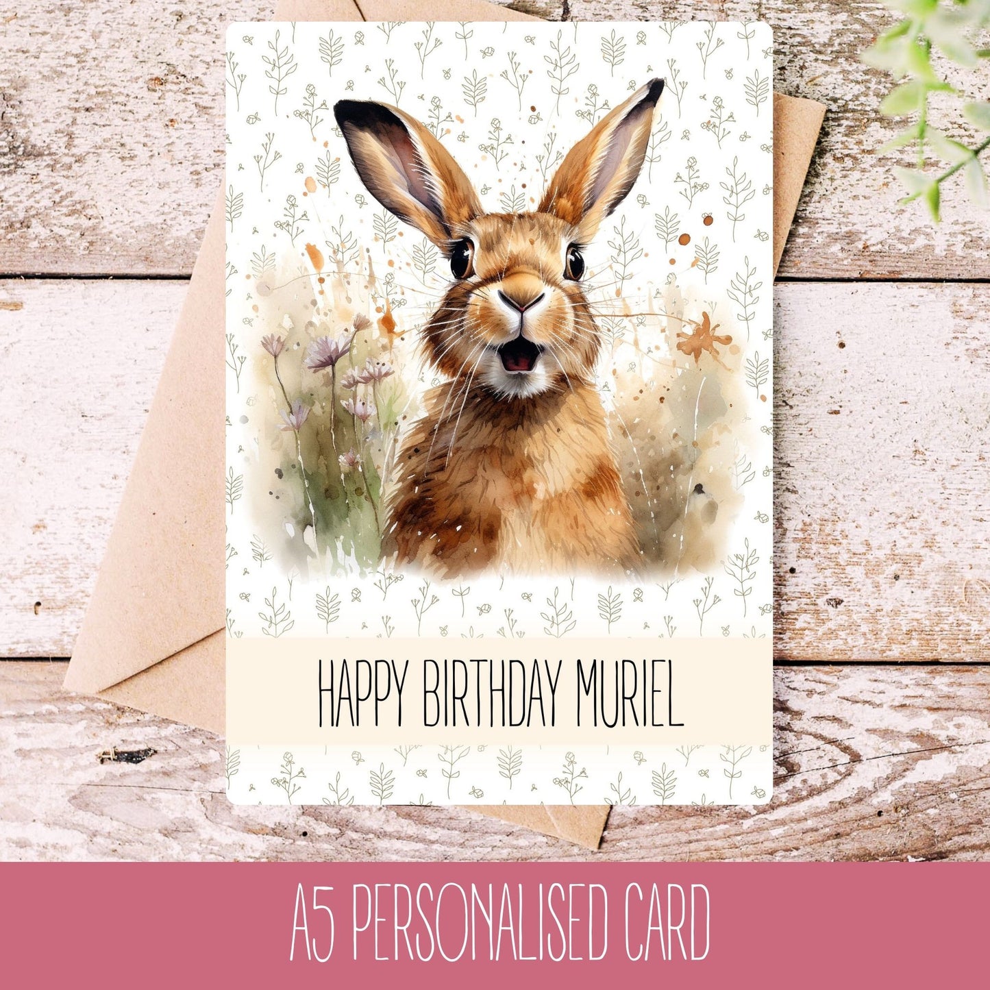 Brown Hare Card