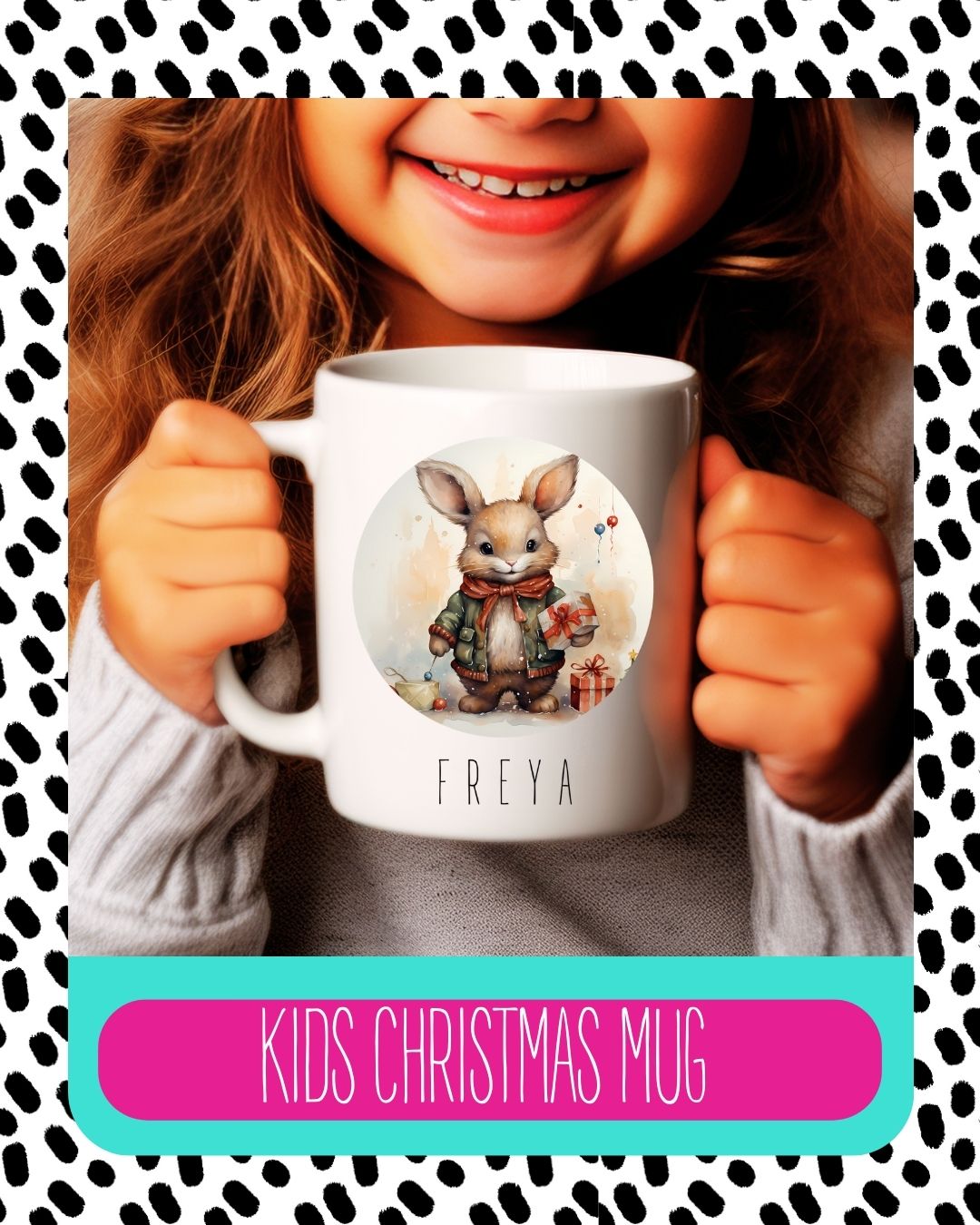 Bunny Christmas Mug