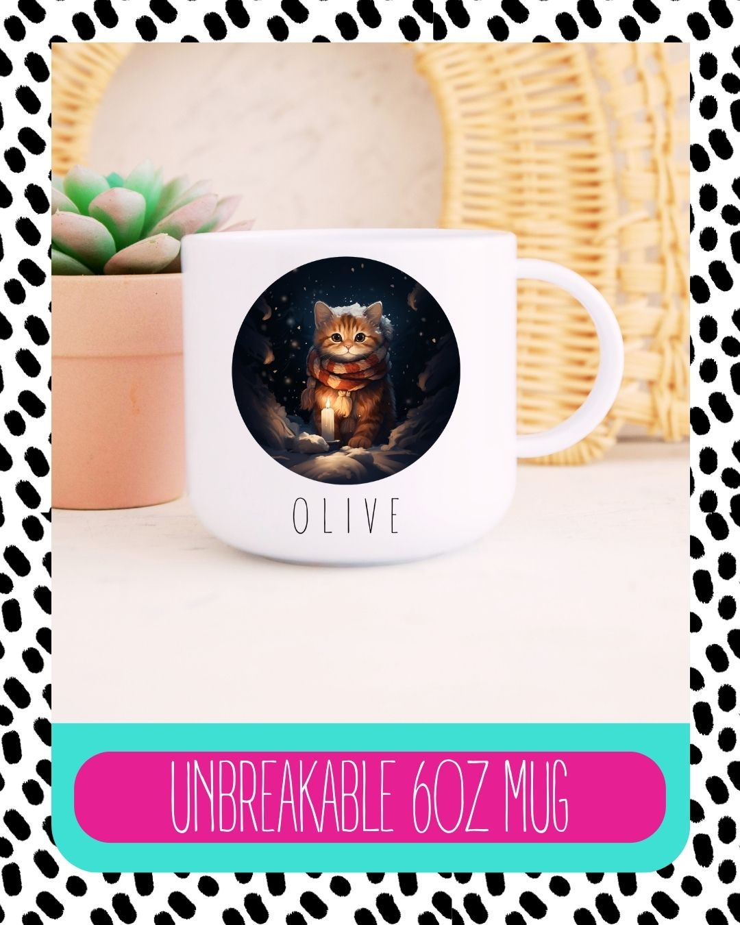 Cat Christmas Unbreakable Mug