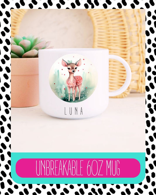 Christmas Deer Unbreakable Cup