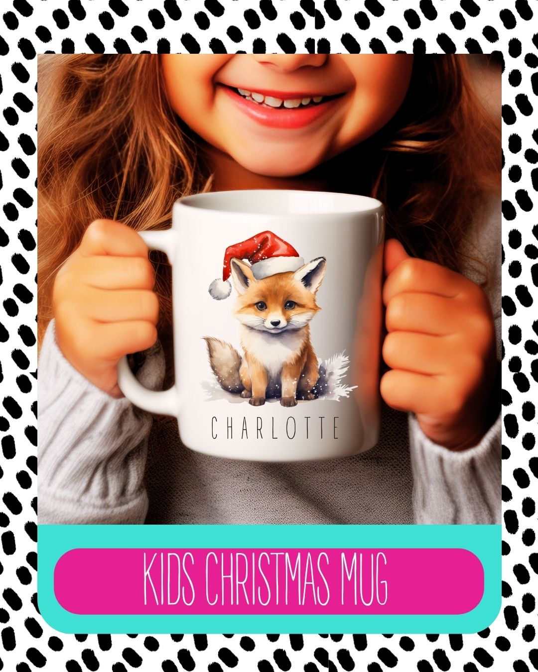 Cute Fox Christmas Mug