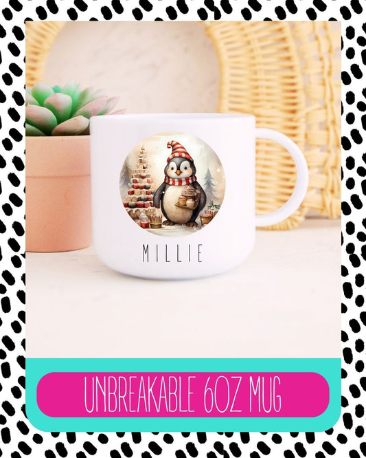 Christmas Penguin Unbreakable Mugs