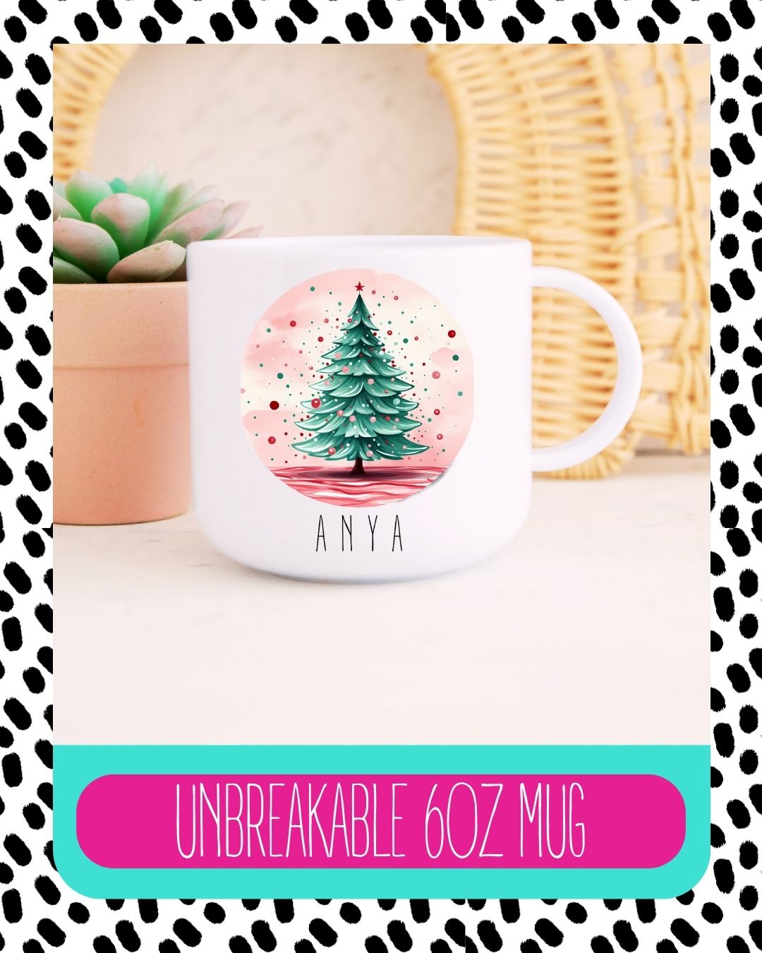 Cute Christmas Tree Unbreakable Mug