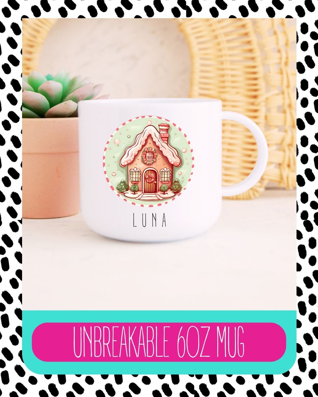 Cute Gingerbread House Unbreakable Mug