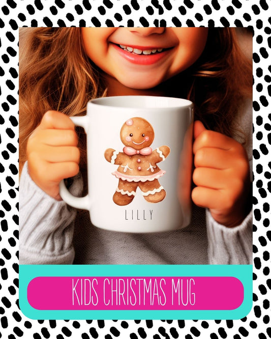 Cute Gingerbread Personalised Mug