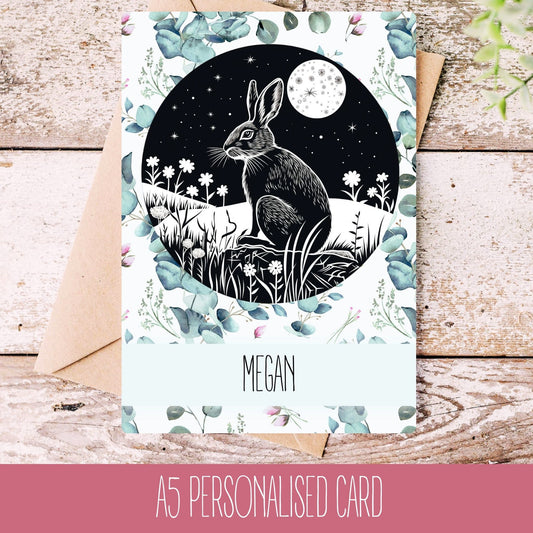 Cute Hare Card