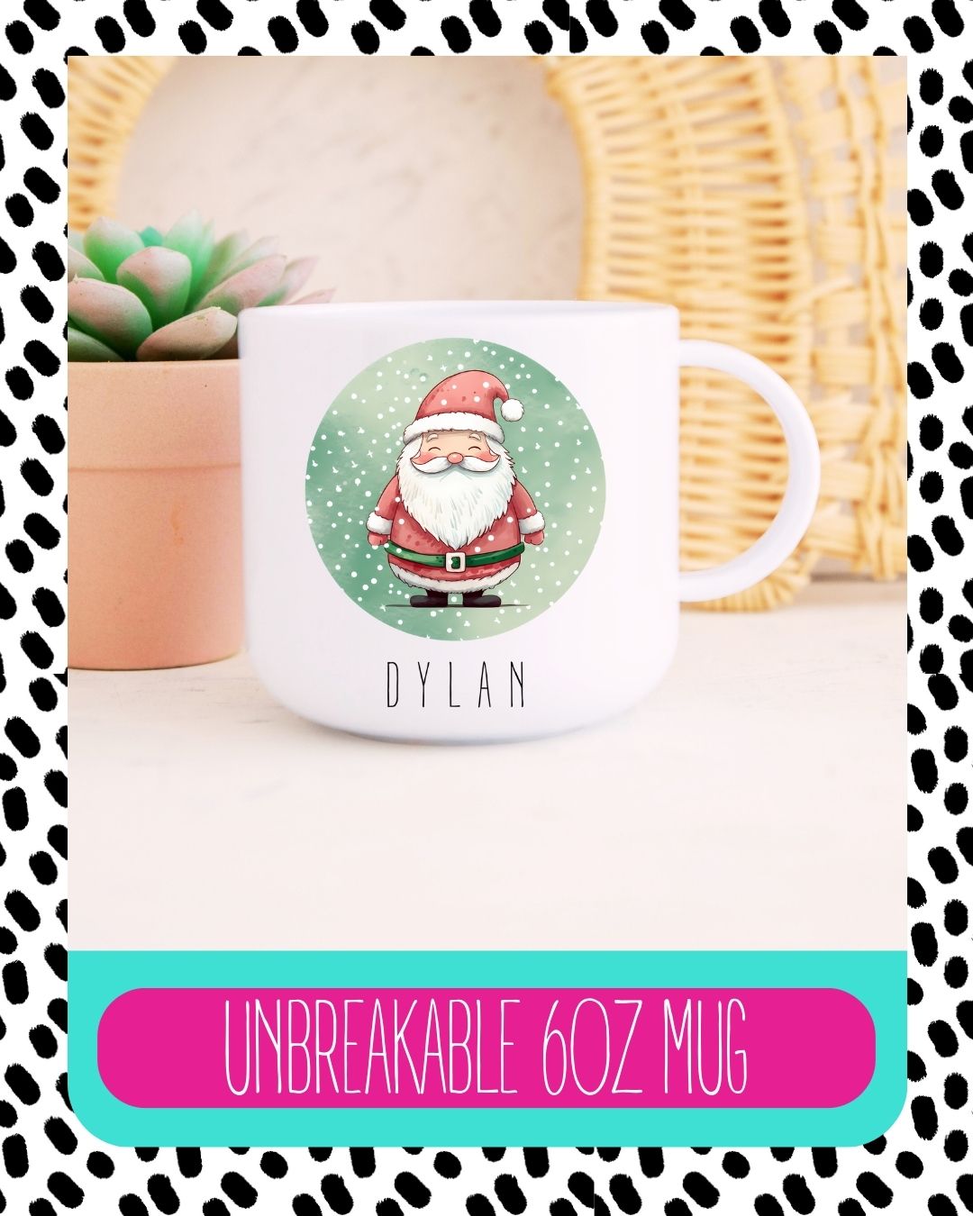 Cute Santa Unbreakable Christmas Mug