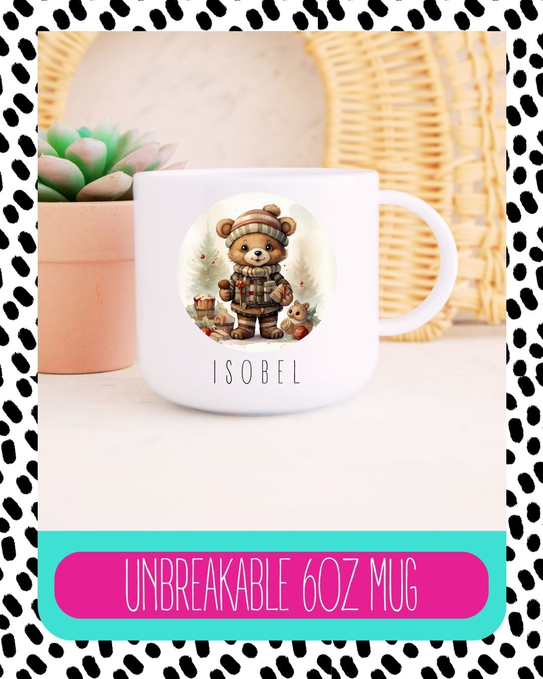 Cute Teddy 6oz Cup