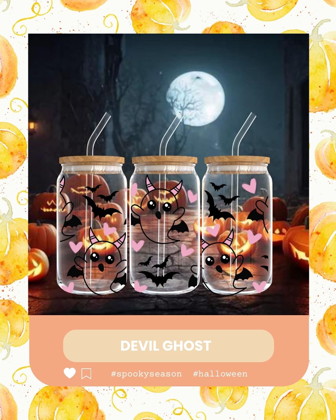 devil ghost libbey glass