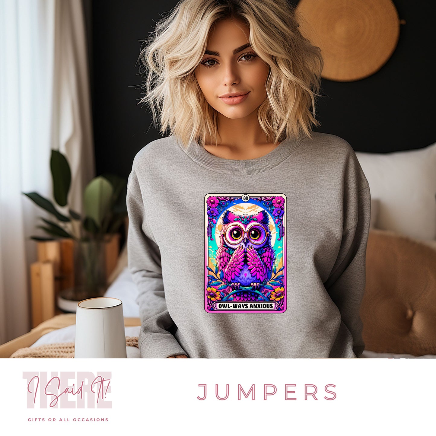 owl anxiety jumper