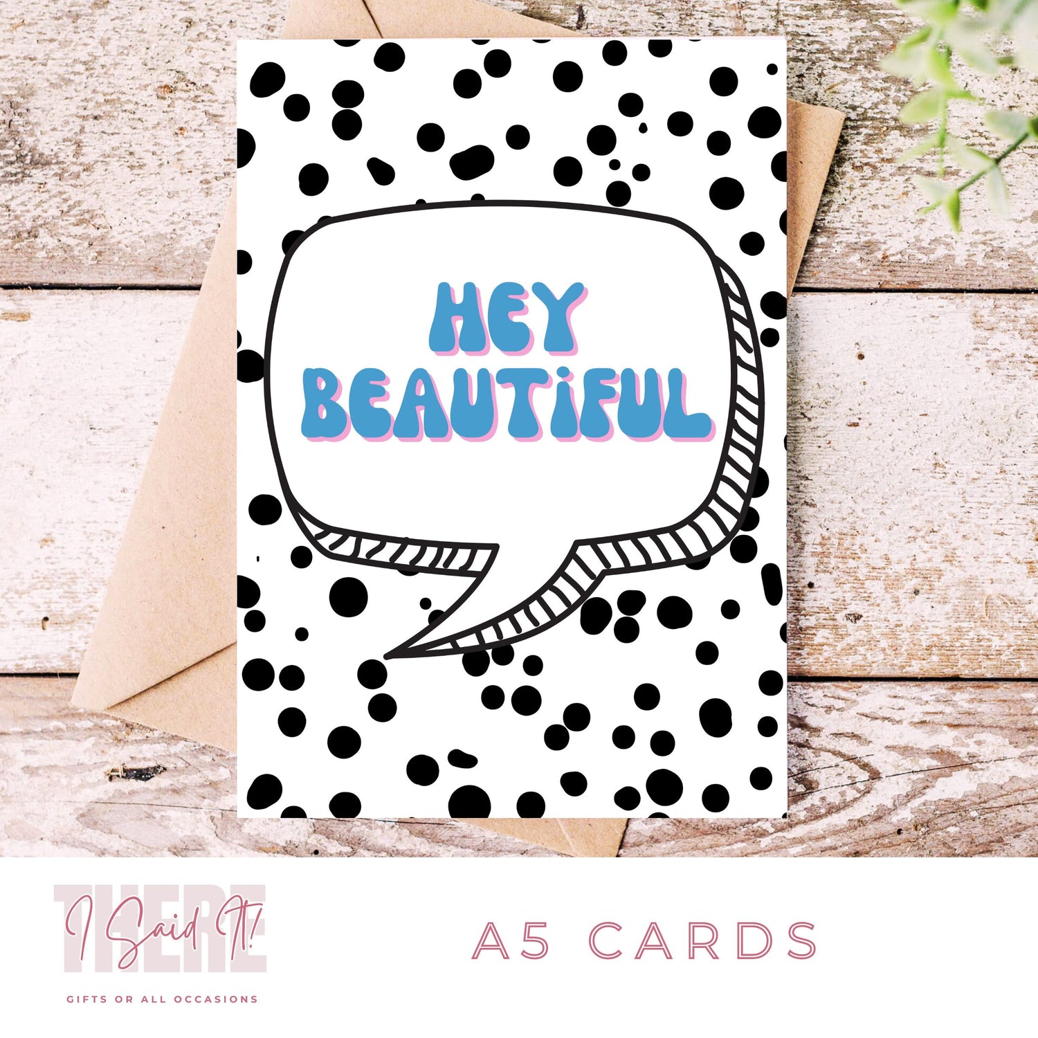 hey beautiful card