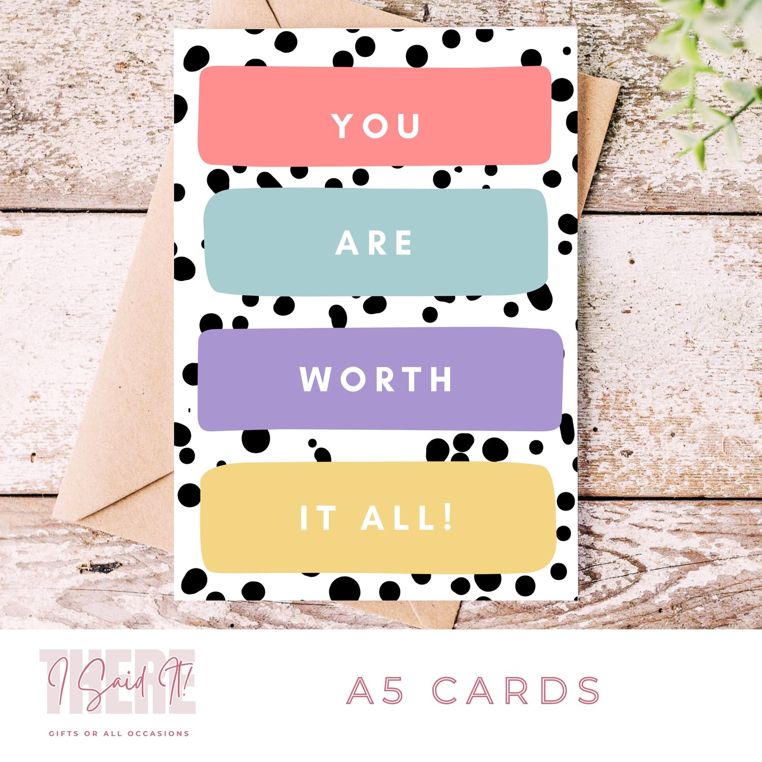 affirmation birthday card