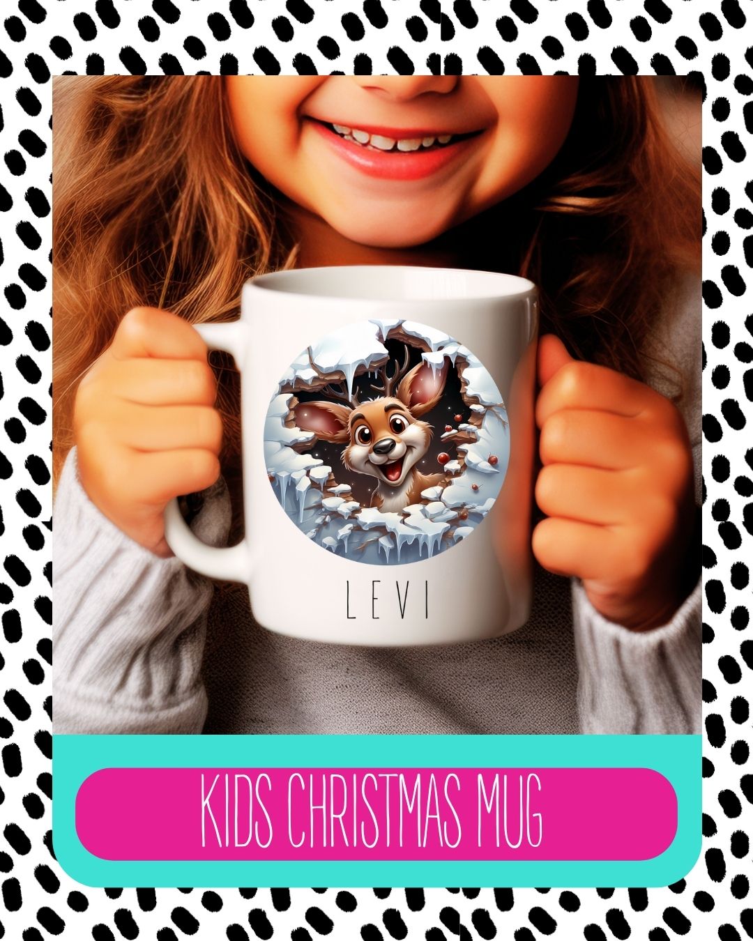 Funny Kids Christmas Mug