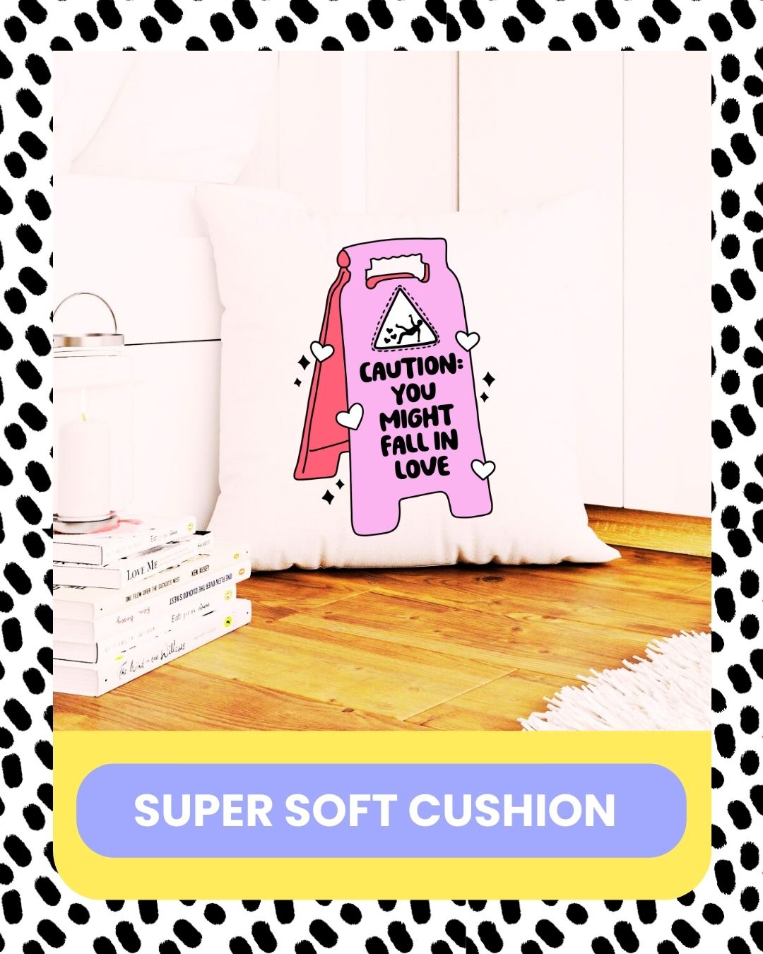 funny love cushion