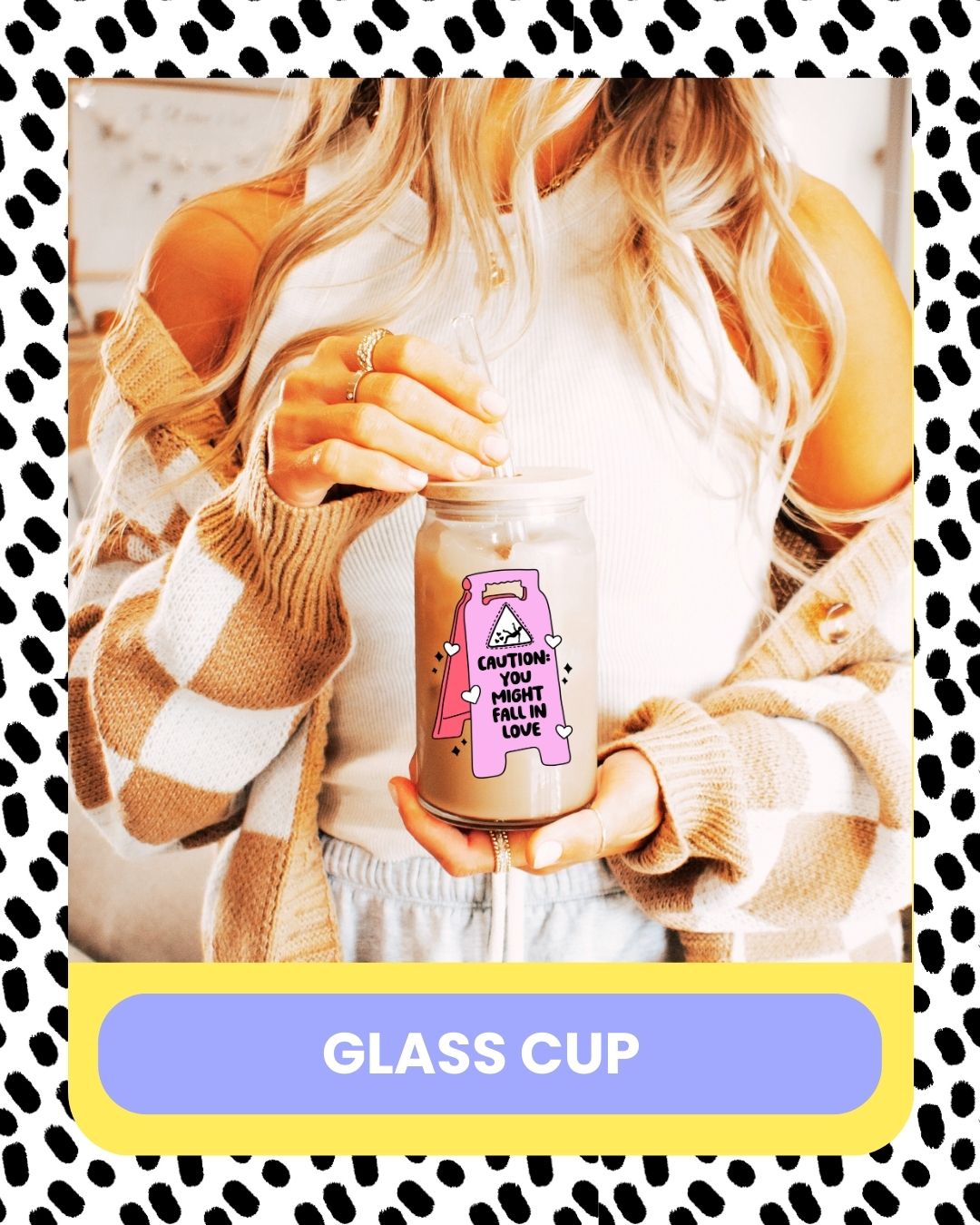 funny love glass cup