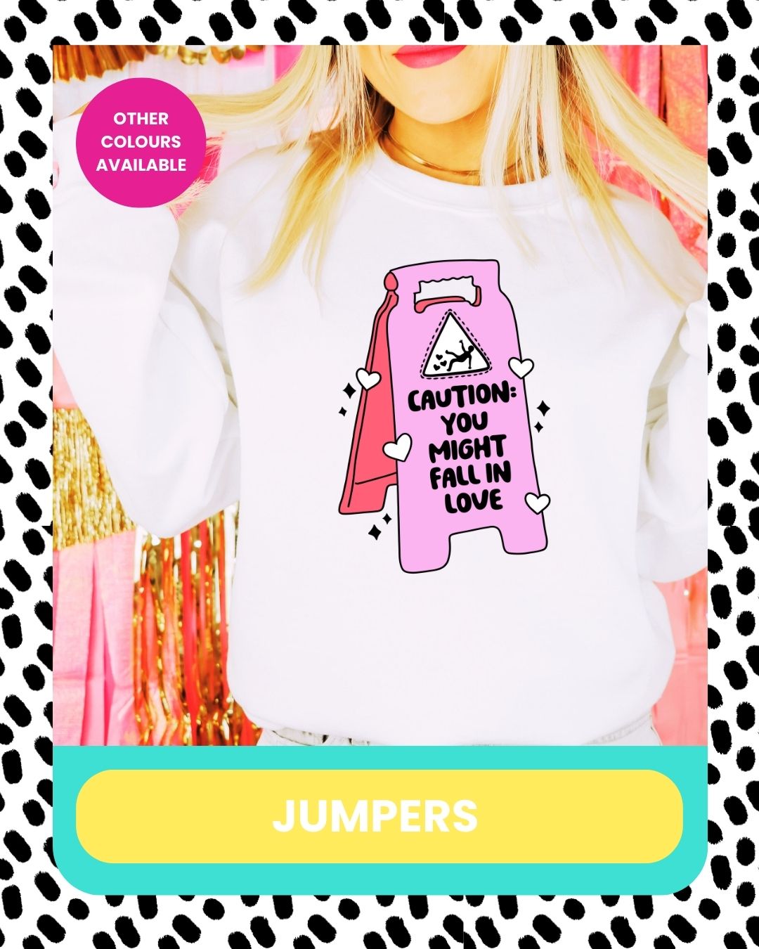 funny love jumper