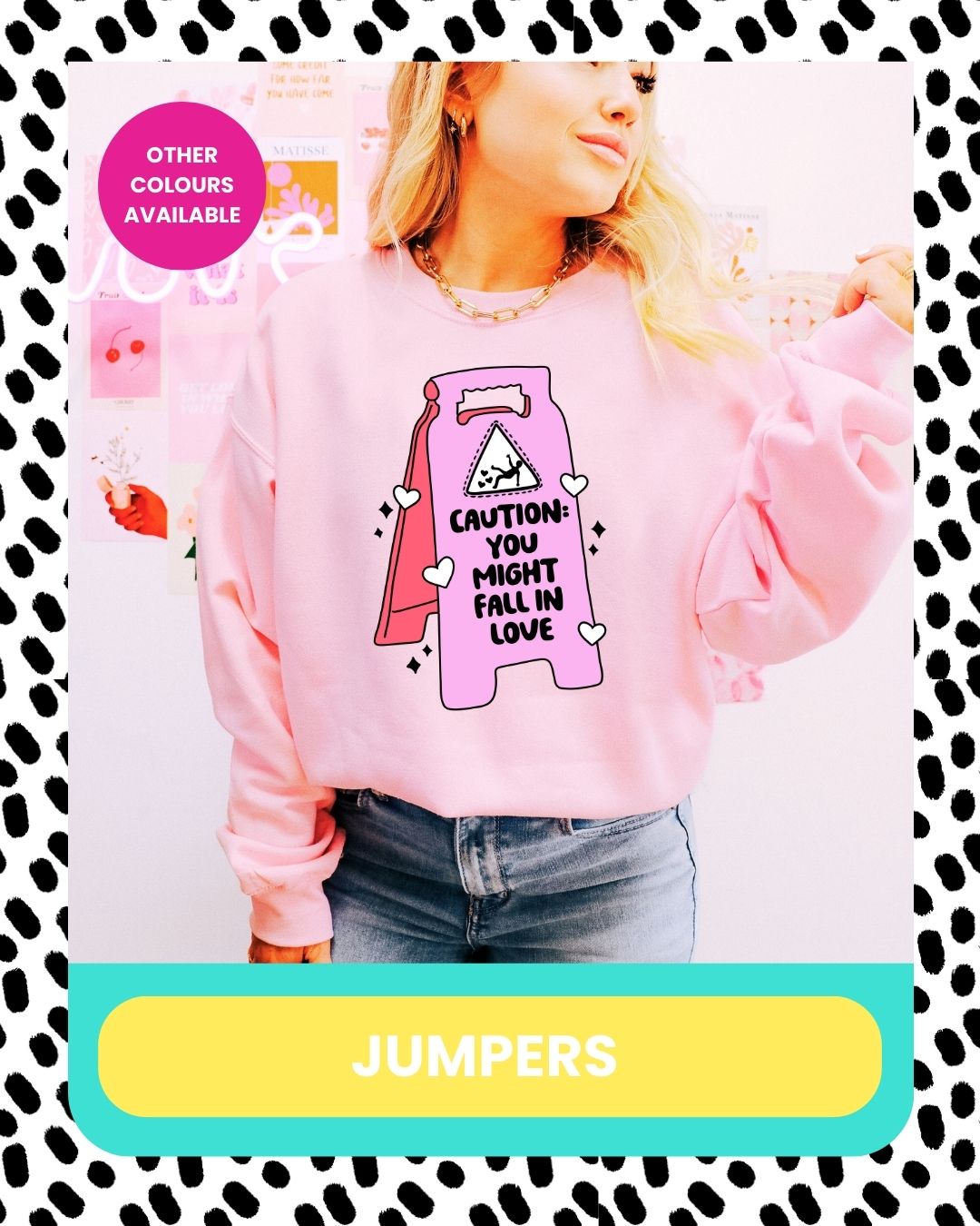 funny love jumper