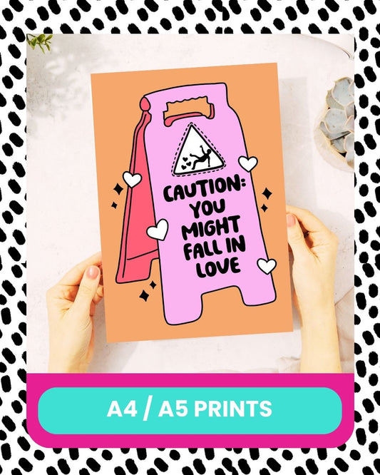 funny love print