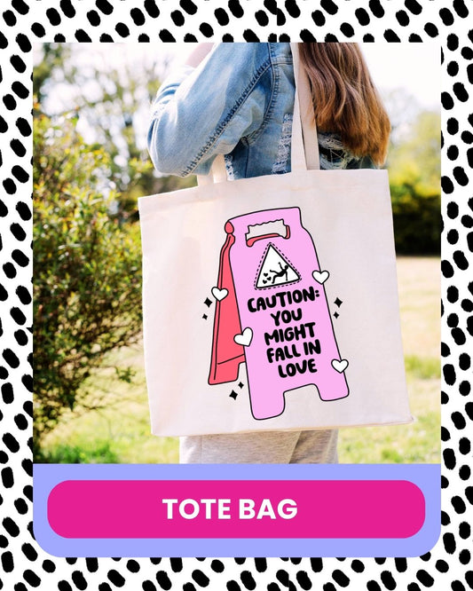 funny love tote bag