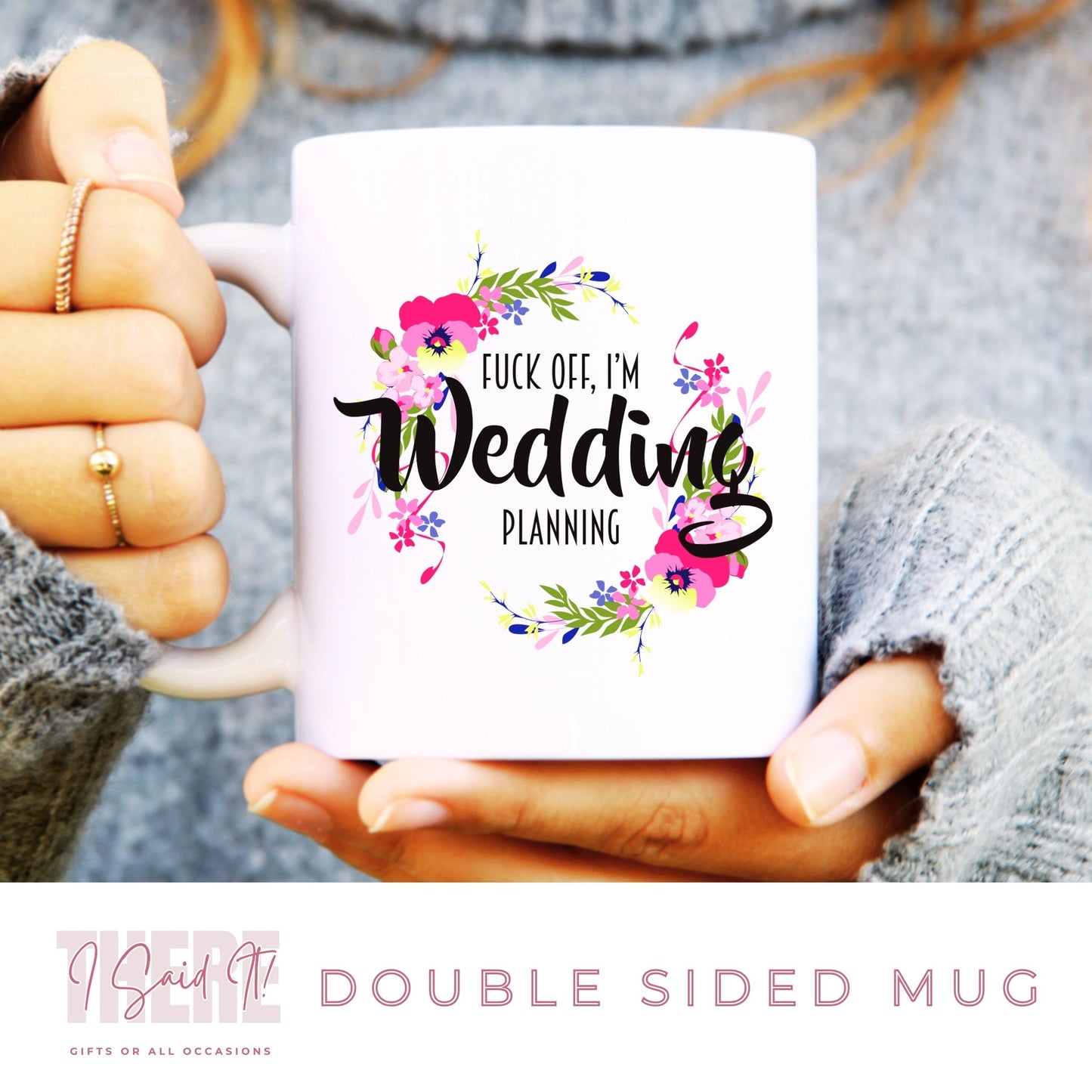 funny wedding planning mug