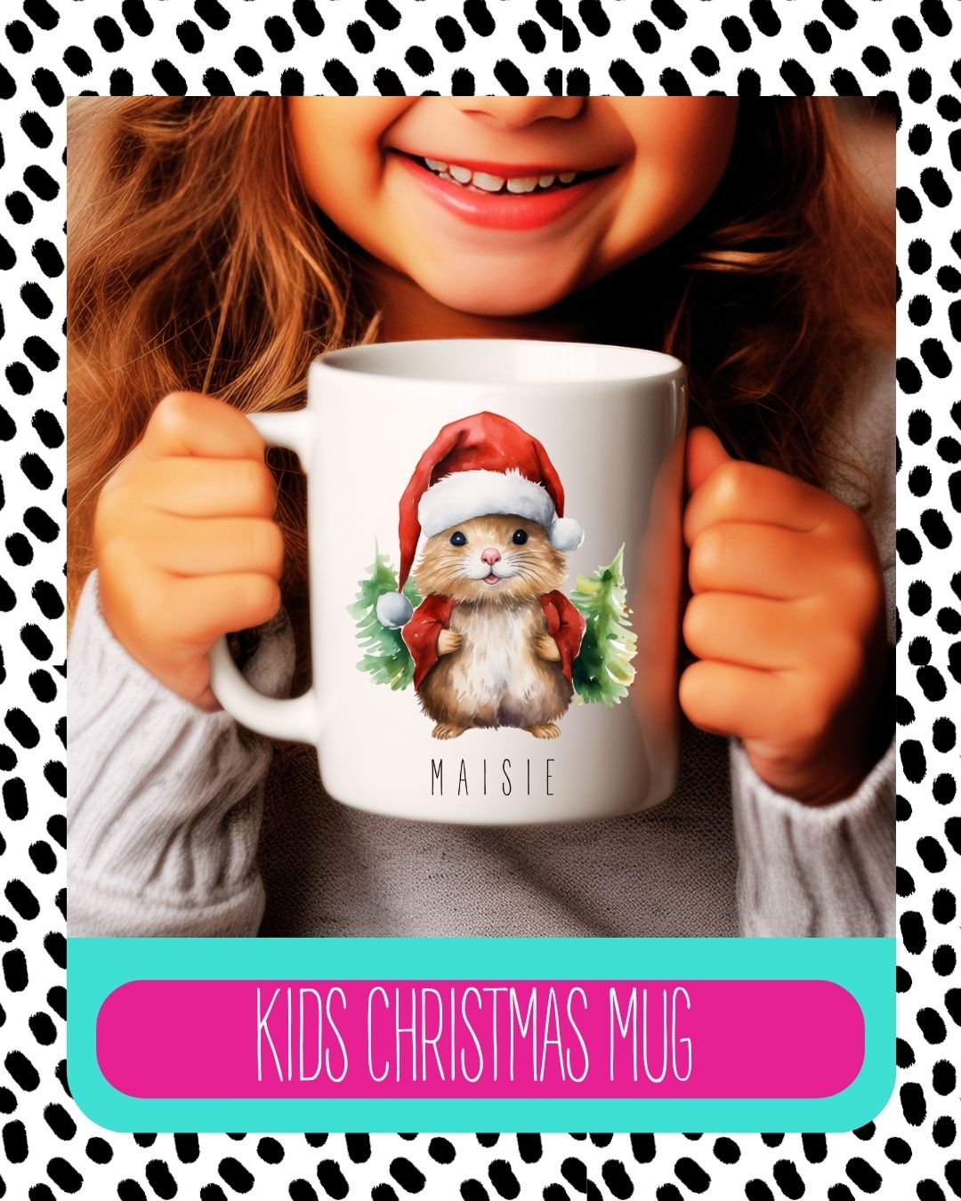 Gerbil Christmas Mug