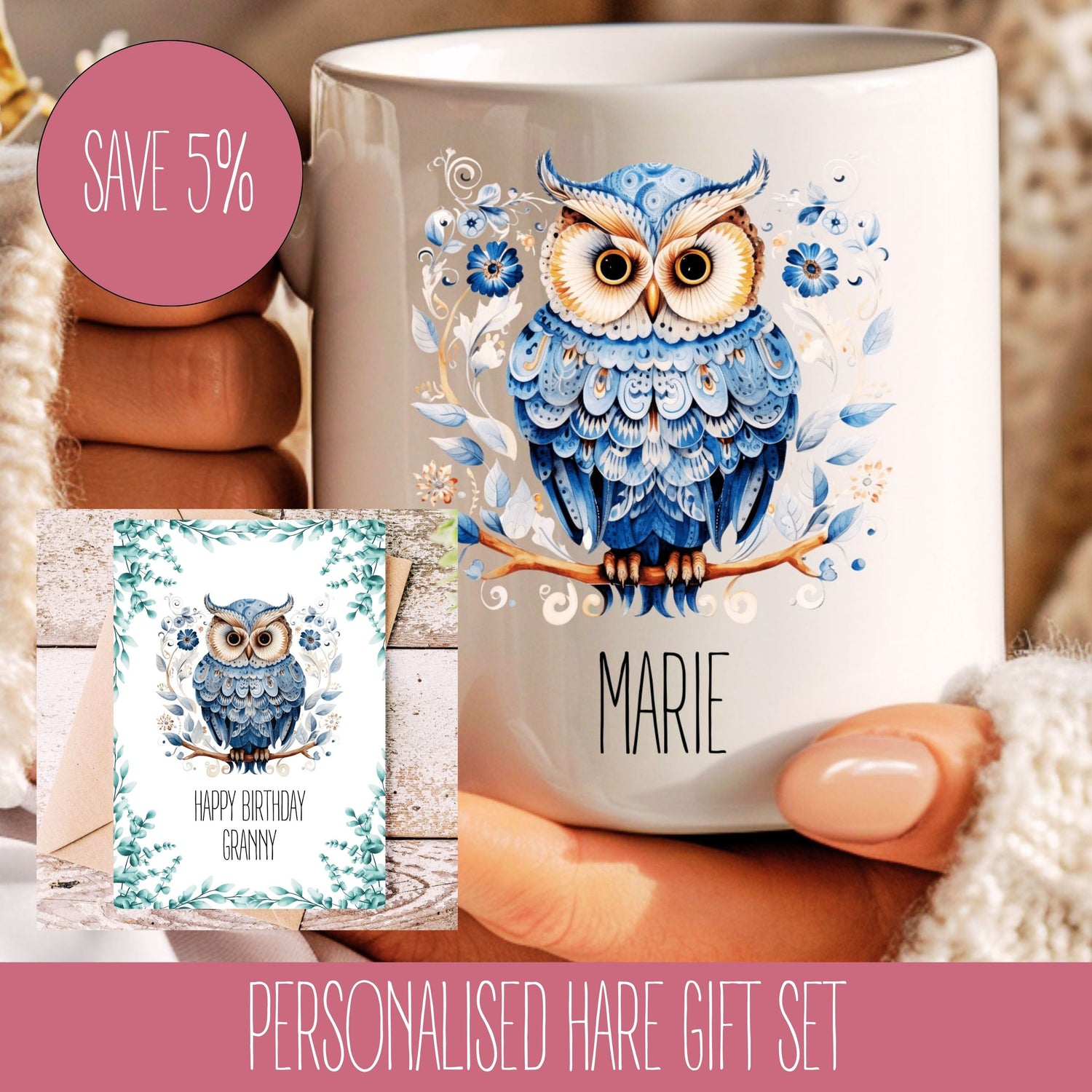 Gift Set With Owls