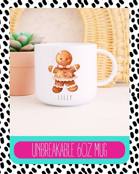 Gingerbread Girls Unbreakable Christmas Mug