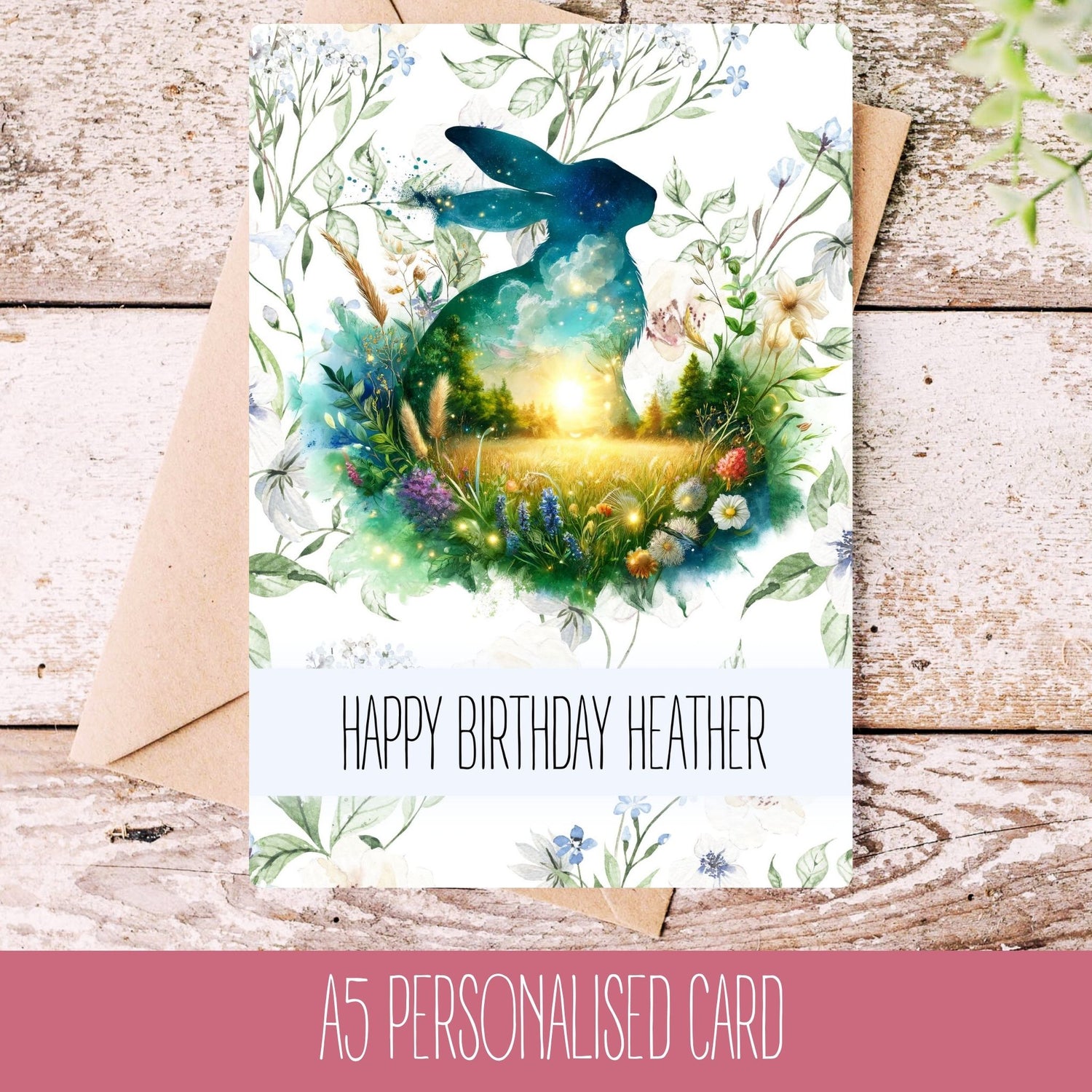 Hare Card For Sister