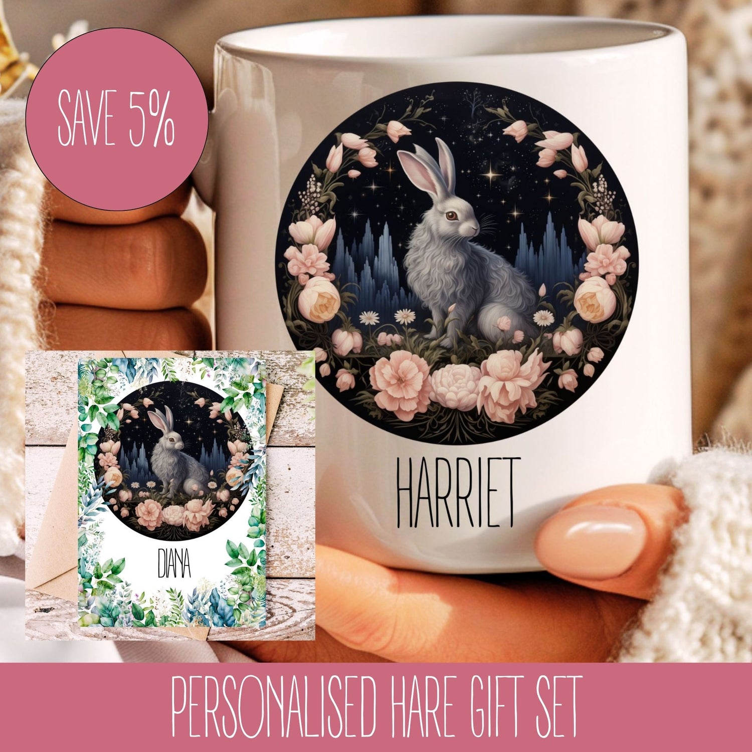 Hare Coffee Mug Gift Sets