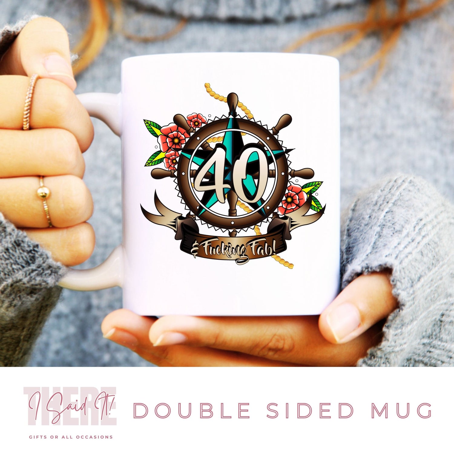 novelty 40 mug for him