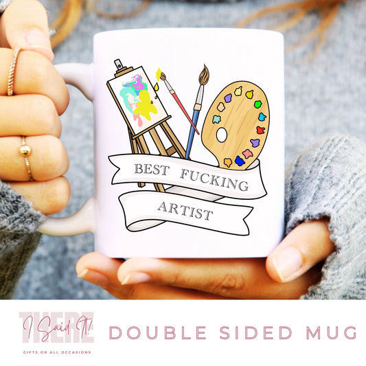 novelty artist mug