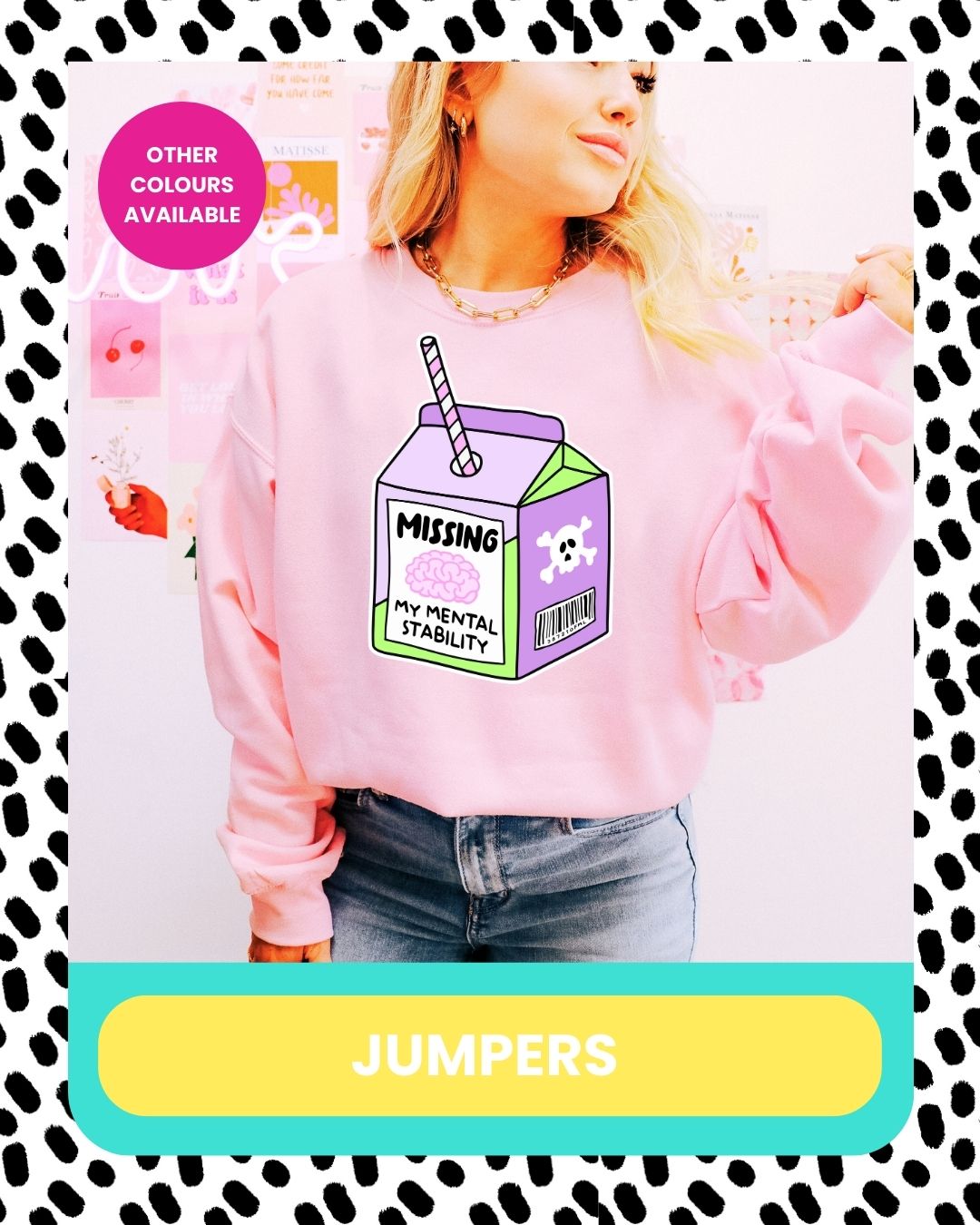 novelty mental health jumper