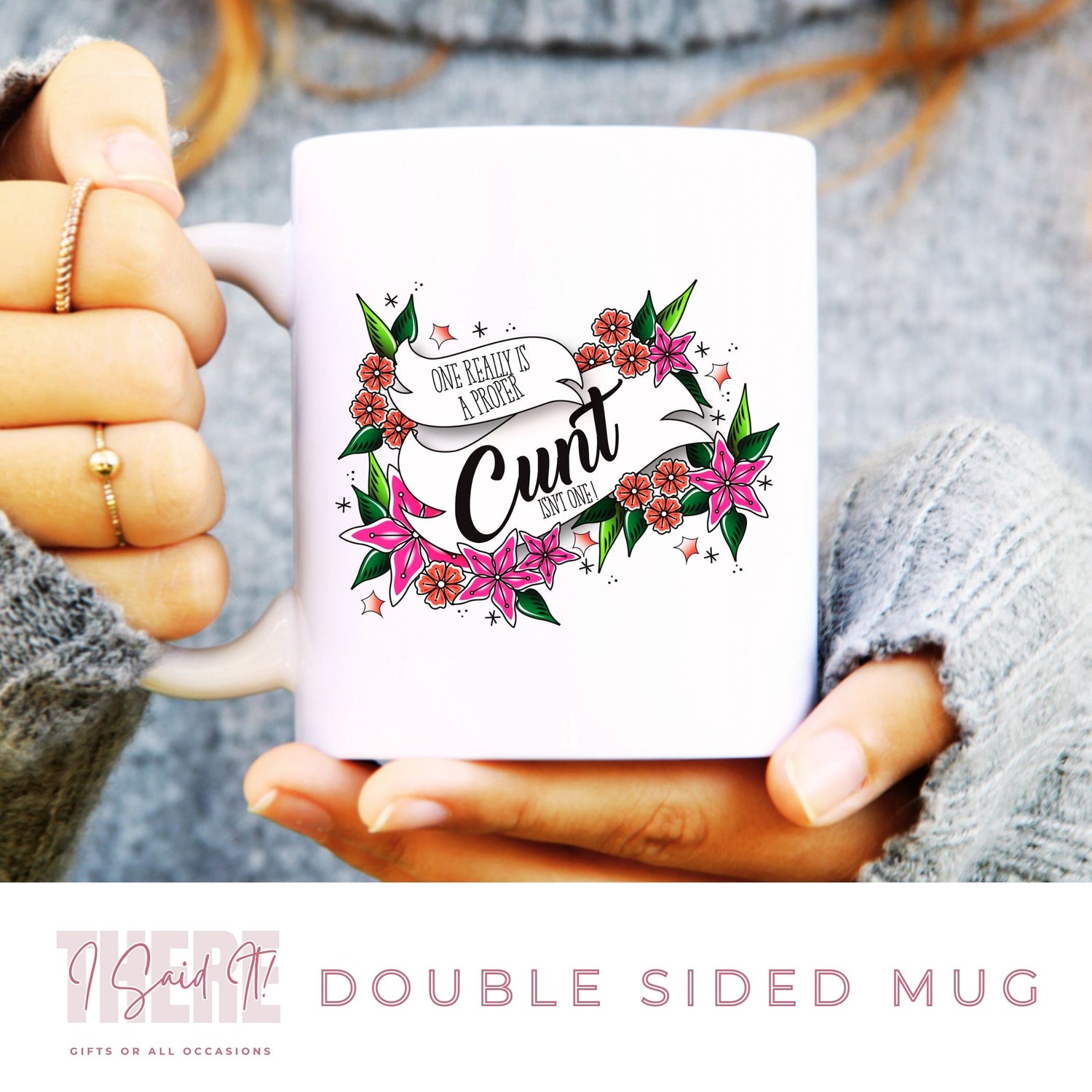 novelty posh lady mug