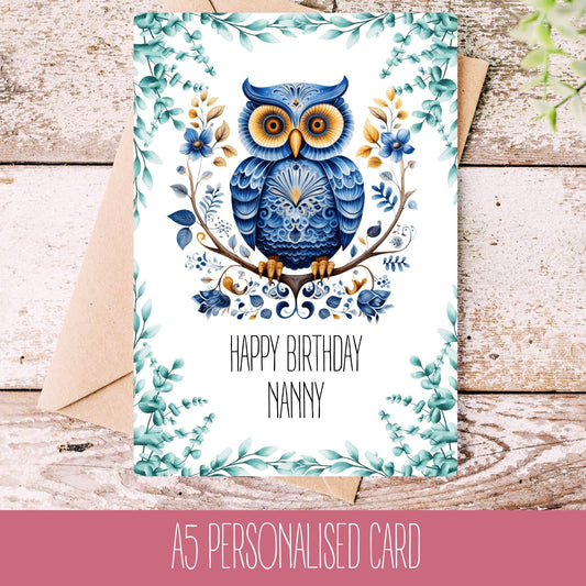 Owl Card For Her