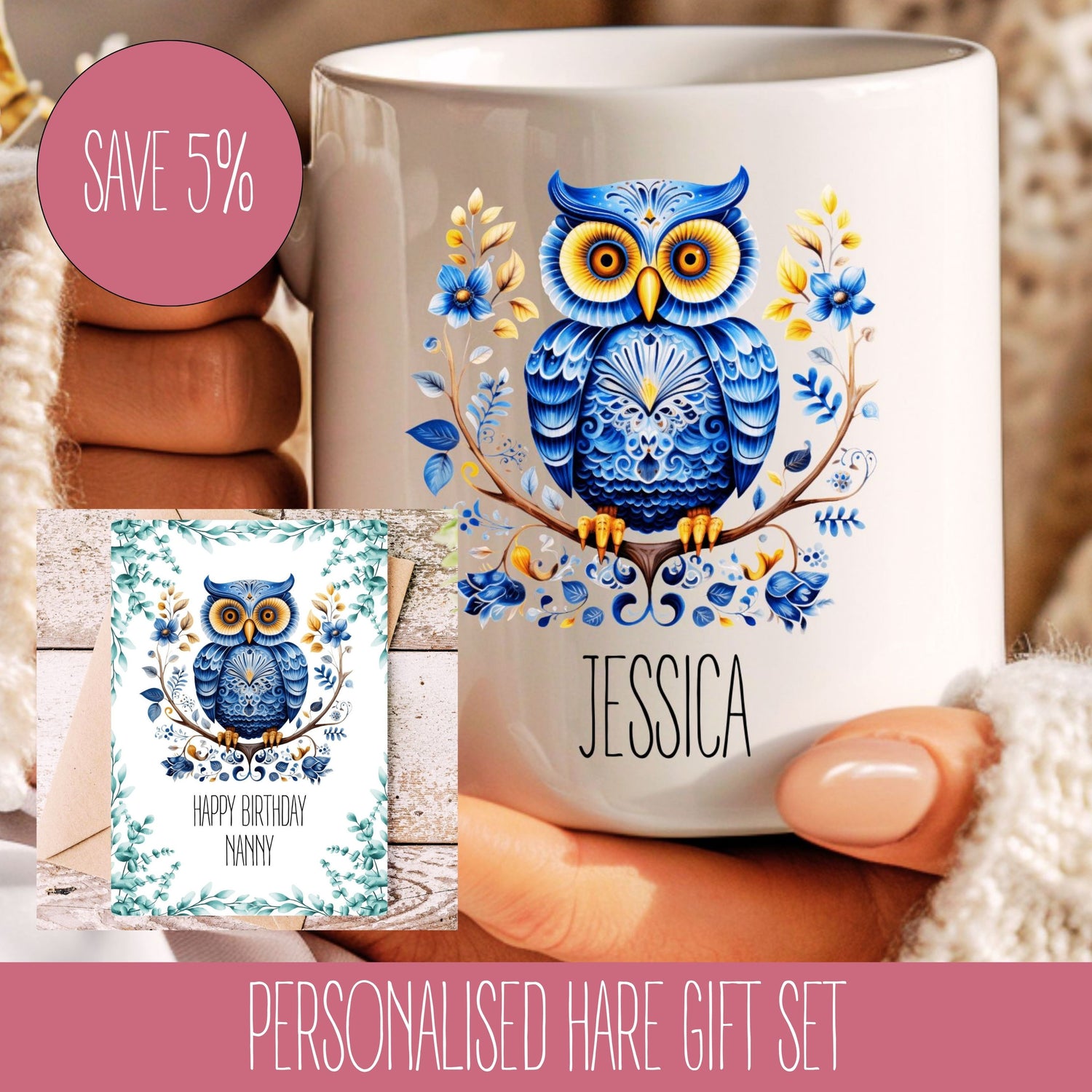 Owl Mug Gift Set