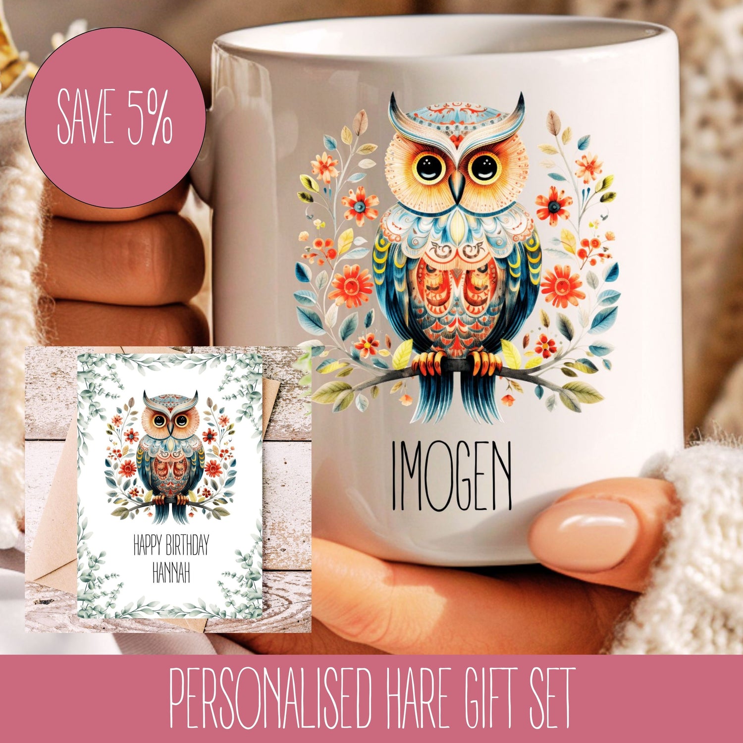 Owl Present Gift Set