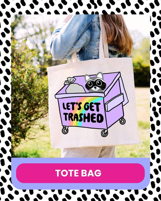 party goer tote bag